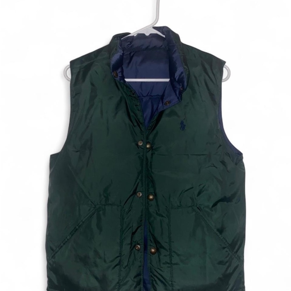 Men's Green Puffer Vest